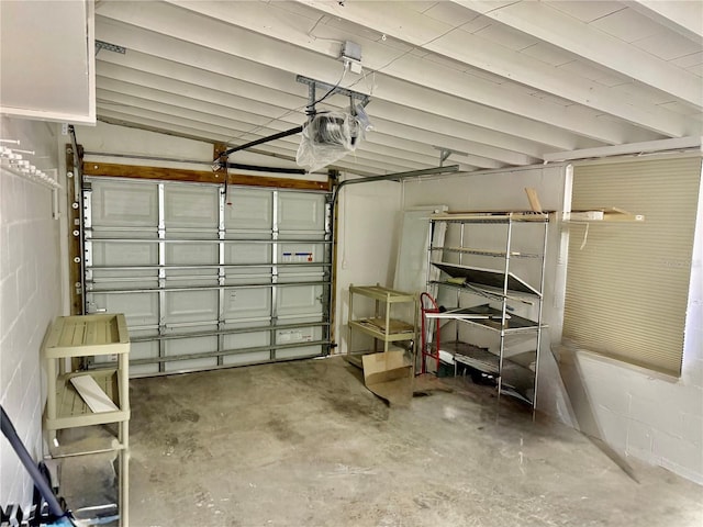 440 89th Ave, St Pete Beach, FL 33706 - garage with concrete block wall