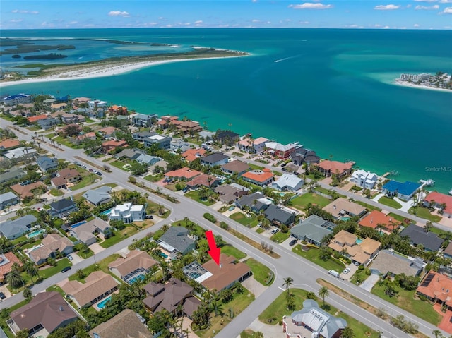 703 Monte Cristo Blvd, Tierra Verde, FL 33715 - aerial overview of property's location with a large body of water and nearby suburban area