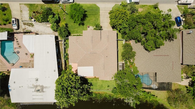 3010 Grand View Ave, Clearwater, FL 33759 - drone / aerial view of a pool