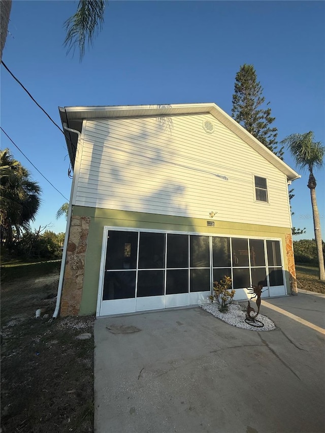 3338 Fernleaf Dr, Hernando Beach, FL 34607 - view of rear view of property