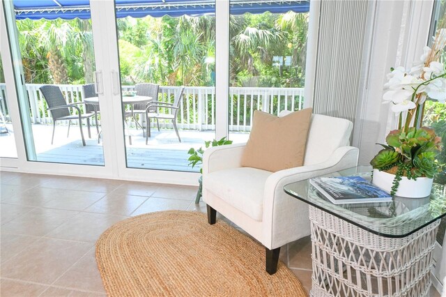 14840 Shipwatch Trce Unit 1924, Largo, FL 33774 - sitting room featuring tile patterned flooring
