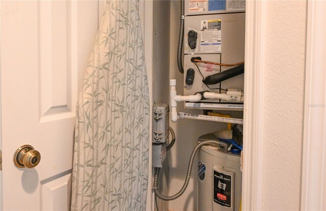 14840 Shipwatch Trce Unit 1924, Largo, FL 33774 - utility room featuring electric water heater