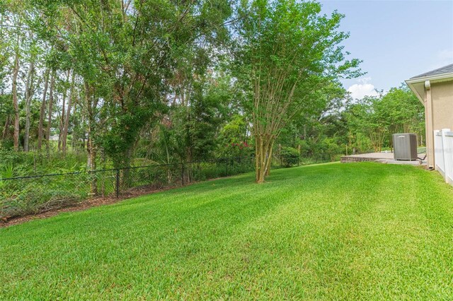 20403 Sultana Ct, Tampa, FL 33647 - view of yard featuring central air condition unit