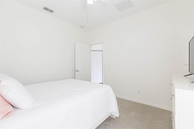 20403 Sultana Ct, Tampa, FL 33647 - bedroom featuring light carpet, baseboards, and ceiling fan