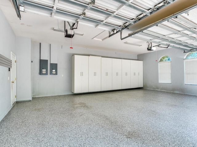 10504 Echo Lake Dr, Odessa, FL 33556 - garage with electric panel and a garage door opener