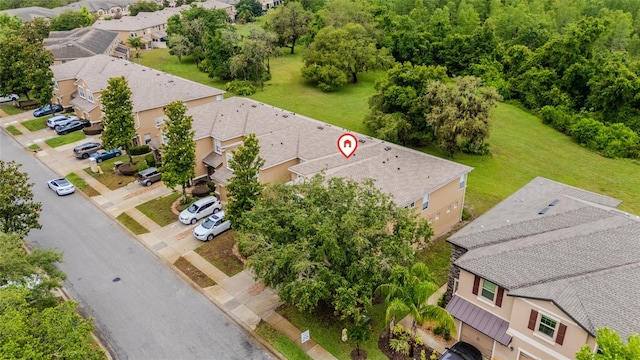 11839 Castine St, New Port Richey, FL 34654 - aerial perspective of suburban area