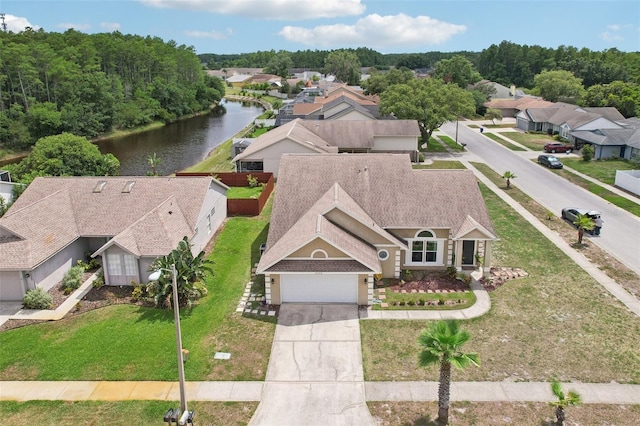 9322 Via Segovia, New Port Richey, FL 34655 - aerial view of property and surrounding area with a nearby body of water