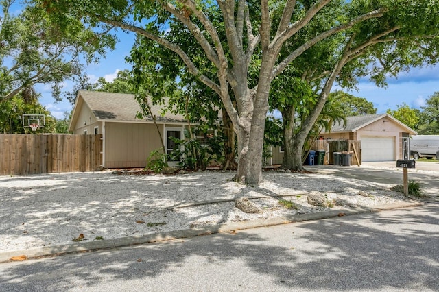 4021 Vana Dr, Sarasota, FL 34241 - view of front of property featuring driveway, roof with shingles, and an attached garage