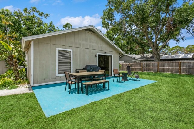 4021 Vana Dr, Sarasota, FL 34241 - back of house featuring a patio