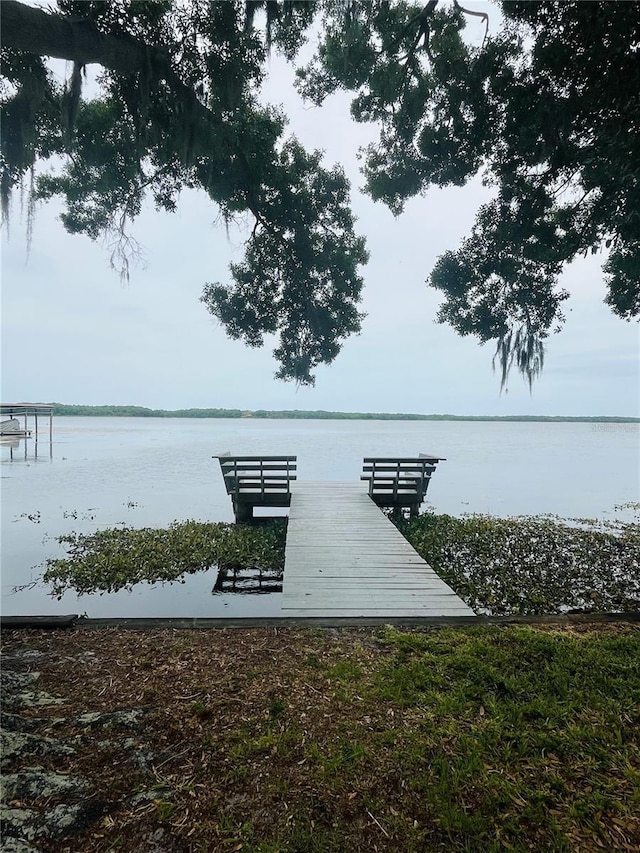 72 Lake Shore Dr, Palm Harbor, FL 34684 - dock area with a water view