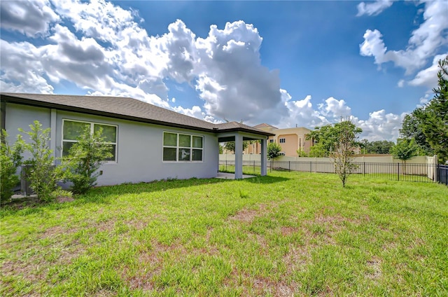 6119 Bradford Woods Dr, Zephyrhills, FL 33542 - rear view of house with stucco siding