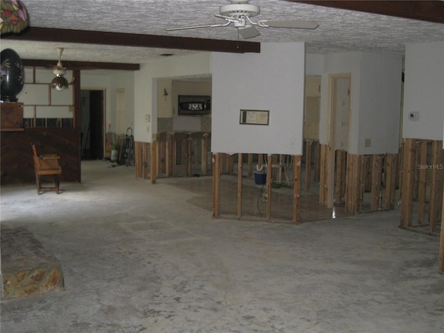 4673 Dewey Dr, New Port Richey, FL 34652 - basement with ceiling fan and carpet floors
