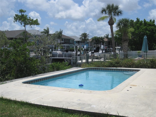 4673 Dewey Dr, New Port Richey, FL 34652 - view of pool with a residential view
