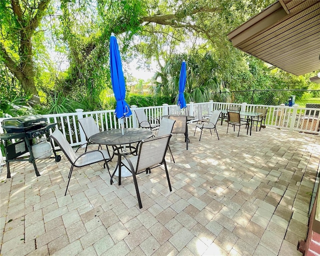501 E Bay Dr Unit 3504, Largo, FL 33770 - view of patio featuring outdoor dining area and area for grilling