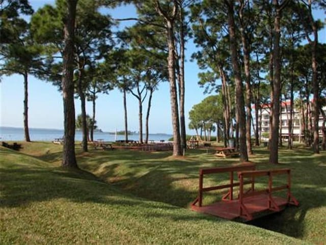 2700 Bayshore Blvd Unit 2110, Dunedin, FL 34698 - view of community featuring a water view and a yard