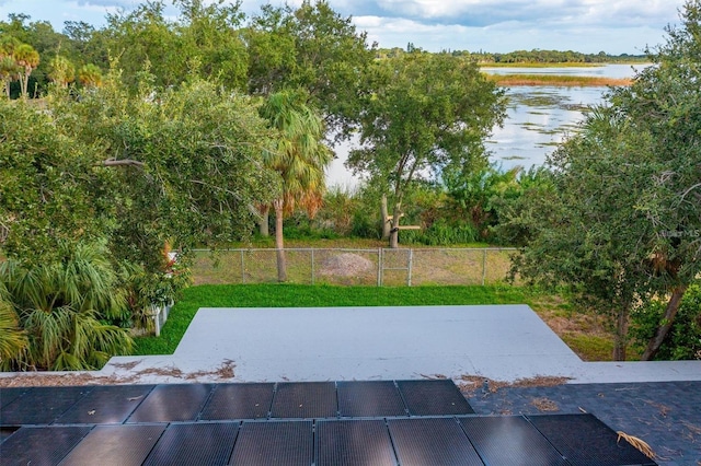 1045 28th Ave S, Saint Petersburg, FL 33705 - view of patio with a water view