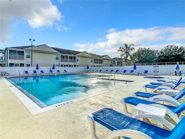community pool featuring a patio