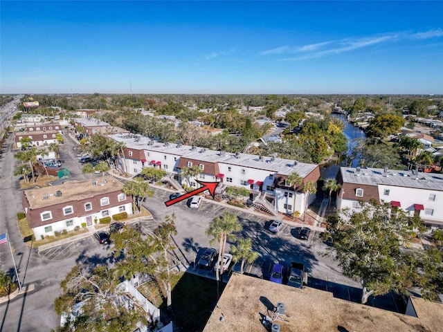 9201 Tudor Dr Unit C212, Tampa, FL 33615 - aerial view of property and surrounding area featuring a large body of water