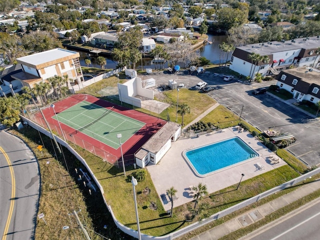 9201 Tudor Dr Unit C212, Tampa, FL 33615 - aerial view of a large body of water and a pool