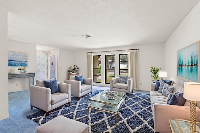 56 Bay Woods Dr, Safety Harbor, FL 34695 - view of carpeted living room