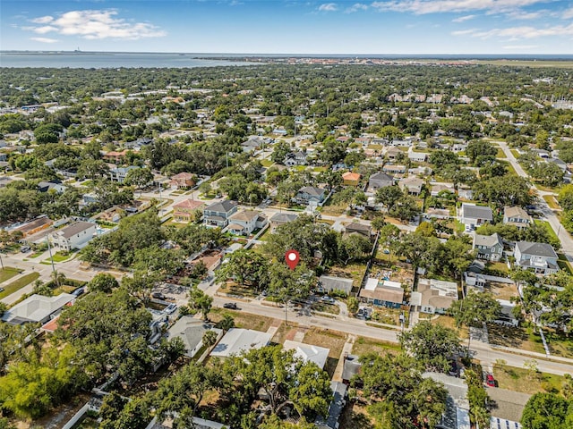 3310 W Ballast Point Blvd, Tampa, FL 33611 - aerial overview of property's location with a nearby body of water and nearby suburban area