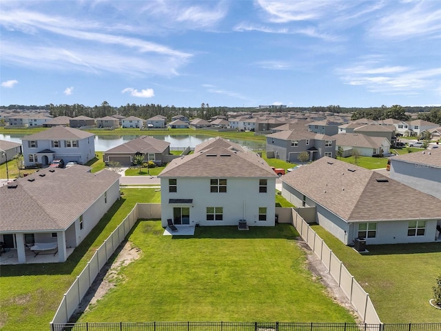 3739 Capri Coast Dr, Plant City, FL 33565 - aerial perspective of suburban area with a large body of water