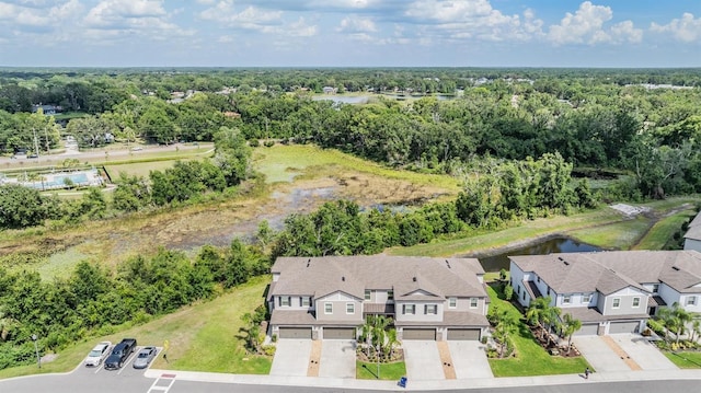 1396 White Fox Run, Lutz, FL 33549 - drone / aerial view of a heavily wooded area
