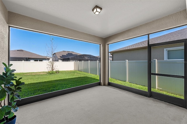 9271 Rally Spring Loop, Wesley Chapel, FL 33545 - view of unfurnished sunroom