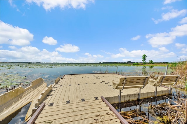 9271 Rally Spring Loop, Wesley Chapel, FL 33545 - dock area featuring a water view