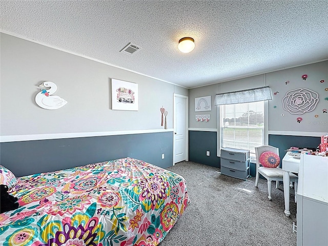 8851 C 469, Center Hill, FL 33514 - bedroom featuring carpet flooring and a textured ceiling