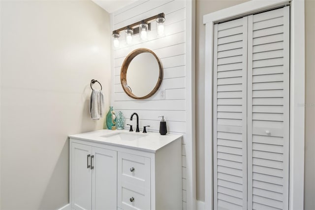 1529 Essex Dr N, Saint Petersburg, FL 33710 - bathroom with vanity and a closet