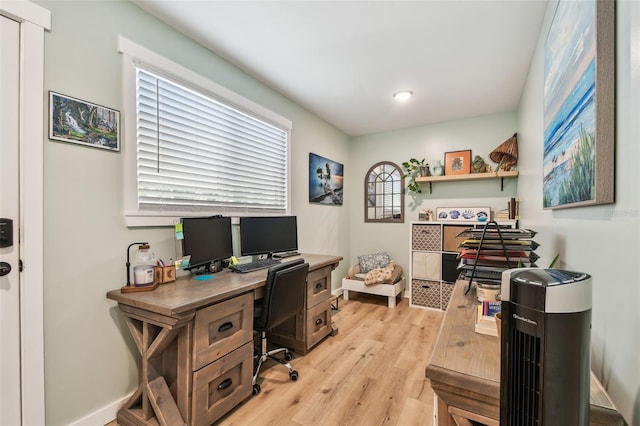 1529 Essex Dr N, Saint Petersburg, FL 33710 - office space with light wood-type flooring and baseboards