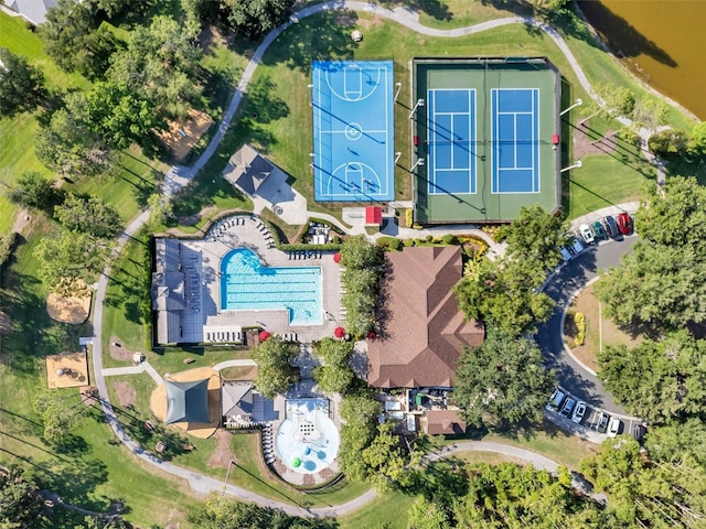 5815 Heronview Crescent Dr, Lithia, FL 33547 - aerial overview of property's location featuring a pool