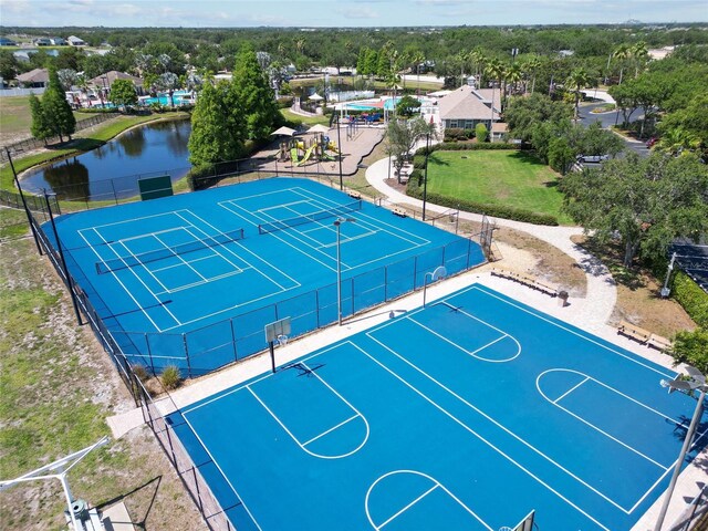 11363 Cocoa Beach Dr, Riverview, FL 33569 - bird's eye view of a large body of water