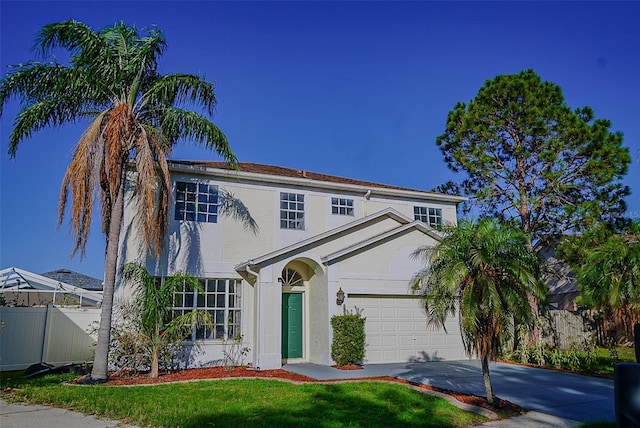 1204 Rinkfield Pl, Brandon, FL 33511 - view of front facade featuring driveway, stucco siding, and an attached garage