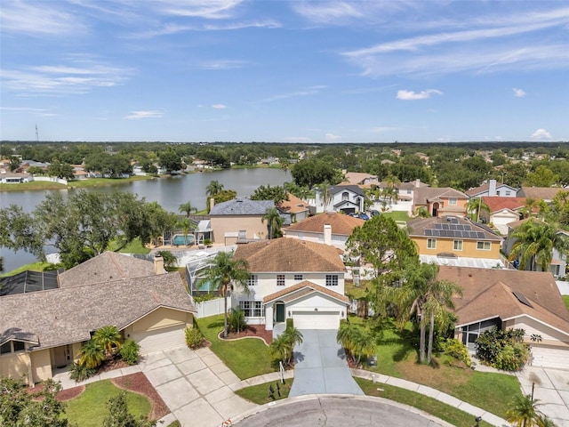 1204 Rinkfield Pl, Brandon, FL 33511 - aerial perspective of suburban area with a nearby body of water