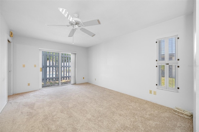 1211 Stony Brook Ln, Dunedin, FL 34698 - unfurnished room featuring carpet and ceiling fan