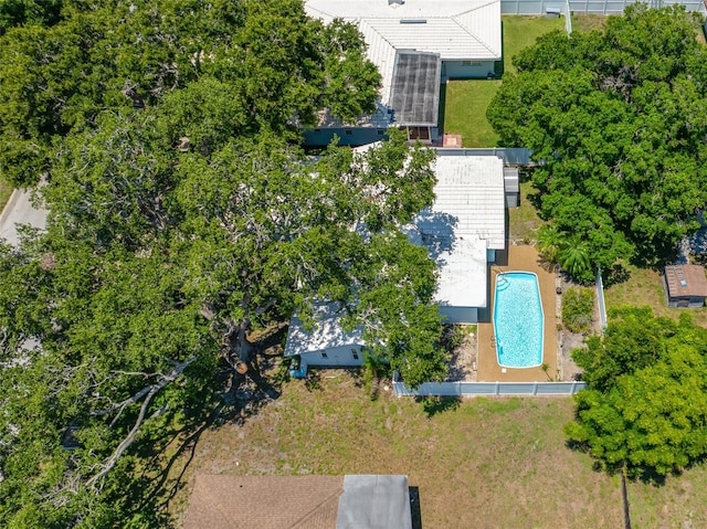 1211 Stony Brook Ln, Dunedin, FL 34698 - aerial view of a pool area
