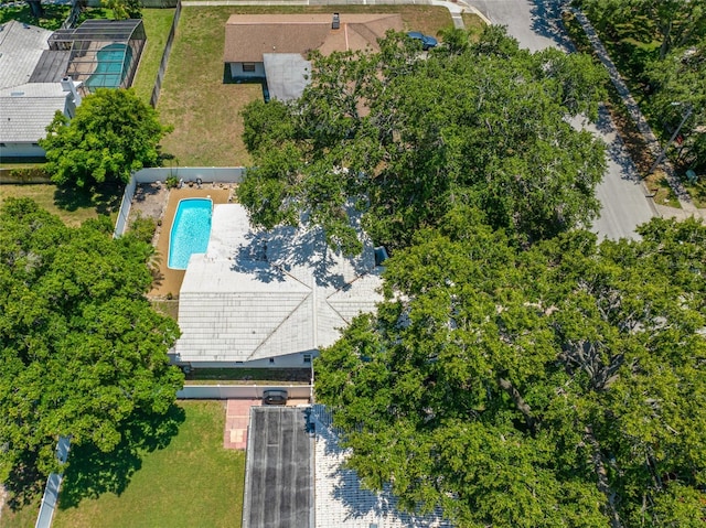 1211 Stony Brook Ln, Dunedin, FL 34698 - bird's eye view of a pool area