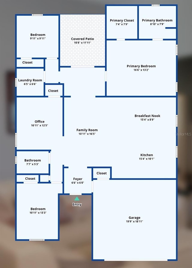 6741 51st Way N, Pinellas Park, FL 33781 - room layout