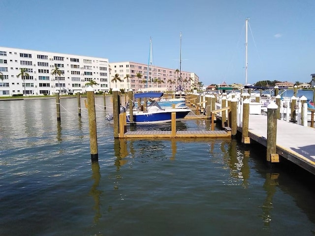 6075 Shore Blvd S Unit 215, Gulfport, FL 33707 - dock area with a water view