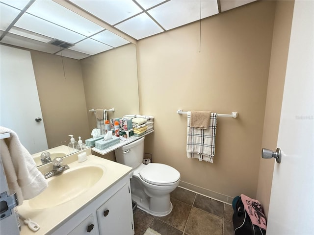 102 Cambridge Trl Unit 230, Sun City Center, FL 33573 - bathroom featuring toilet, vanity, and tile patterned flooring