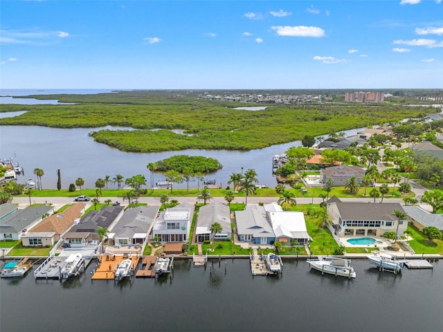 4012 Marine Pkwy, New Port Richey, FL 34652 - aerial view of residential area featuring a nearby body of water