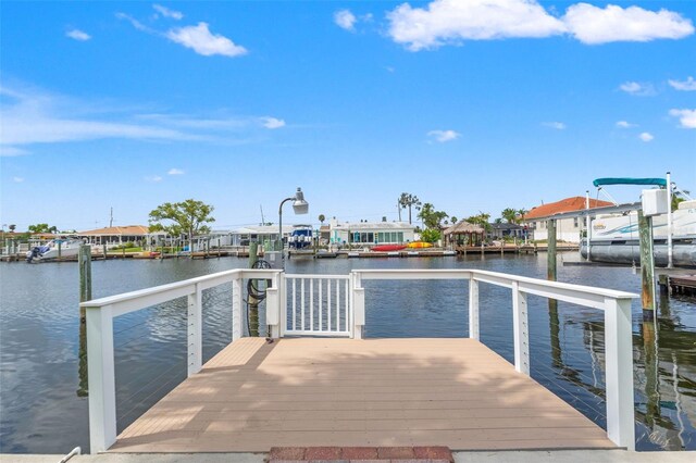 4012 Marine Pkwy, New Port Richey, FL 34652 - dock featuring a water view