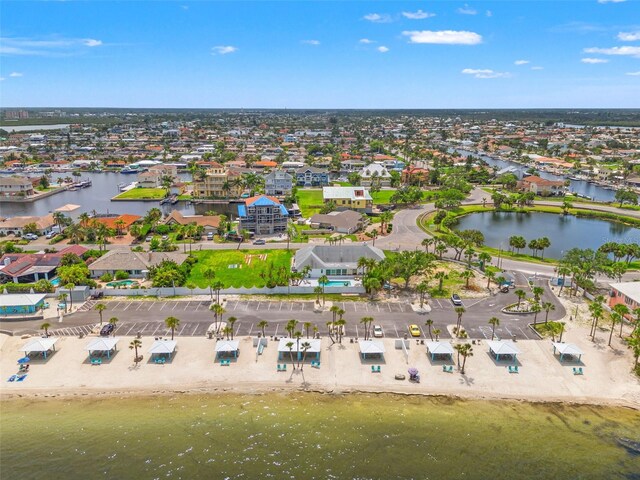 4012 Marine Pkwy, New Port Richey, FL 34652 - aerial perspective of suburban area featuring a nearby body of water