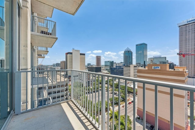 777 N Ashley Dr Unit 1506, Tampa, FL 33602 - balcony with a view of city