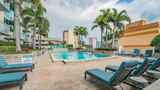 777 N Ashley Dr Unit 1506, Tampa, FL 33602 - community pool with a patio area