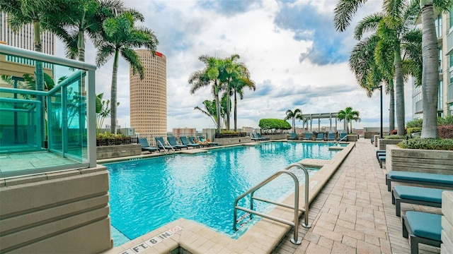 777 N Ashley Dr Unit 1506, Tampa, FL 33602 - community pool with a patio