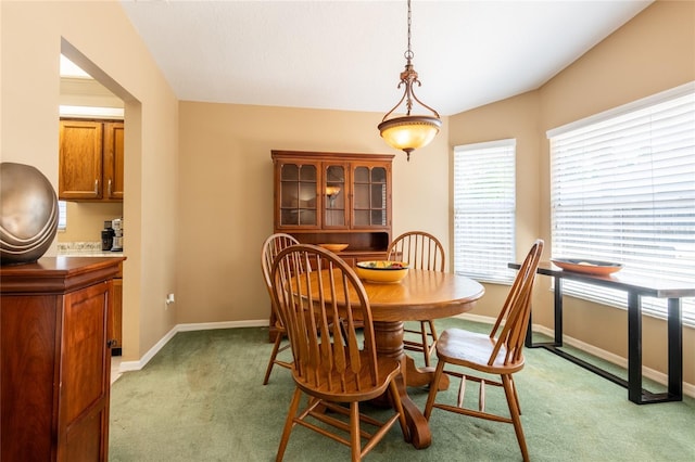 2024 Glen Forge St, Brandon, FL 33511 - dining area featuring light colored carpet and baseboards