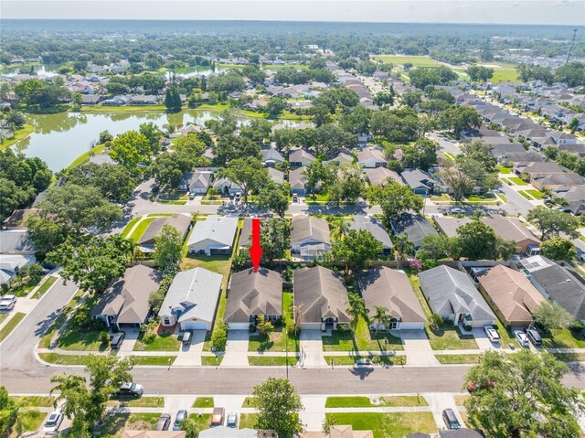 2024 Glen Forge St, Brandon, FL 33511 - aerial view of property's location with nearby suburban area and a nearby body of water
